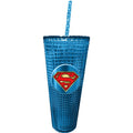 Superman Diamond 20 oz. Acrylic Cup with Straw