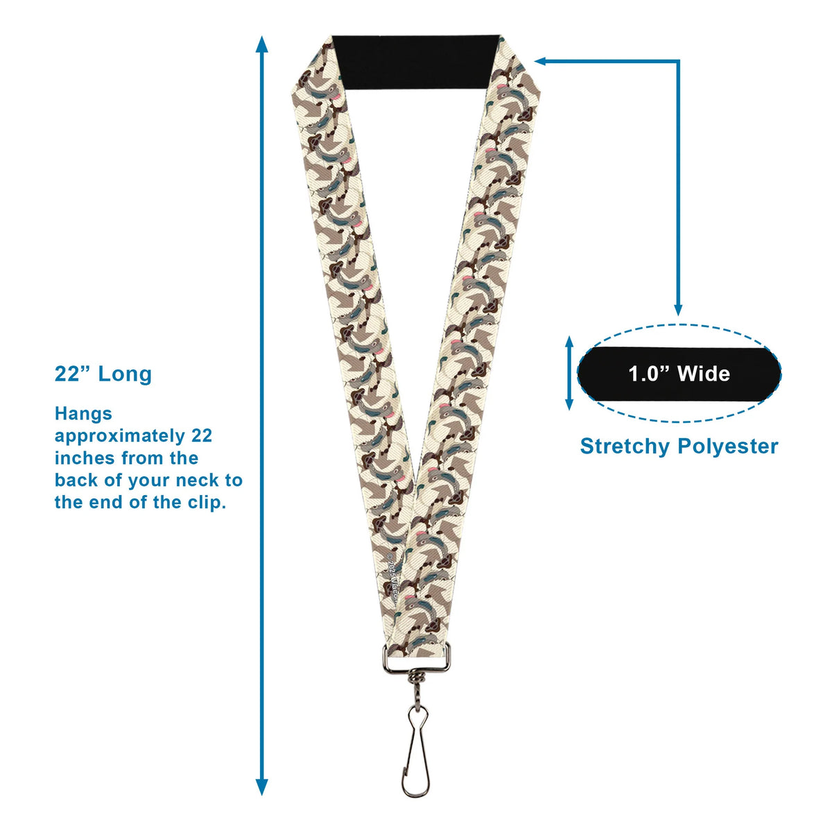 Avatar the Last Airbender- Appa Lanyard