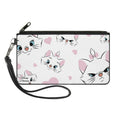 Aristocats- Marie Expressions Large Canvas Zipper Wallet