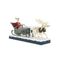 Jim Shore: The Nightmare Before Christmas- Jack Skeleton Sleigh Figurine