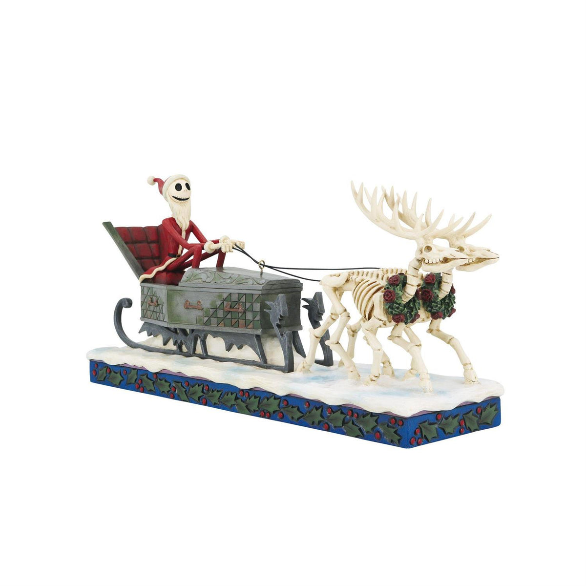 Jim Shore: The Nightmare Before Christmas- Jack Skeleton Sleigh Figurine