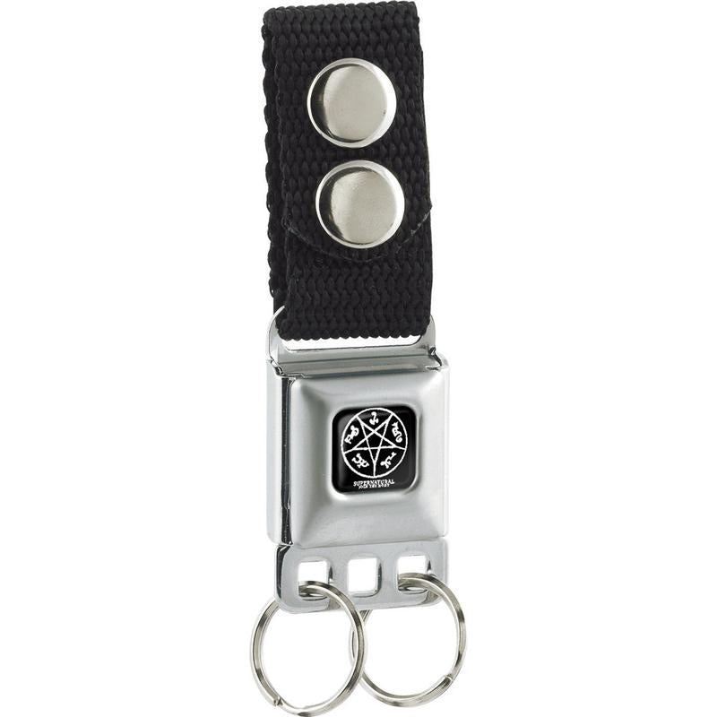 Supernatural Symbol Seatbelt Keychain