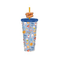 Gilmore Girls Destinations 24oz Plastic Cold Cup w/ Lid + Straw