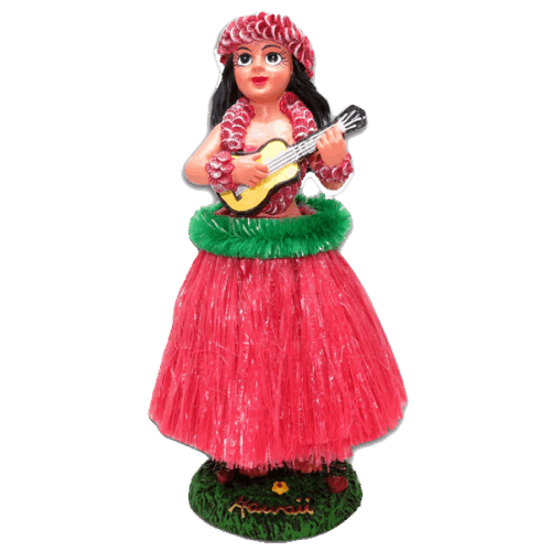 Retro Hawaiian Dashboard Hula Doll From Hawaii