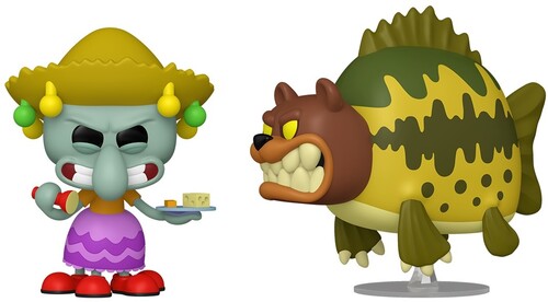 Spongebob Squarepants- Squidward & Sea Bear Pop! 2-Pack