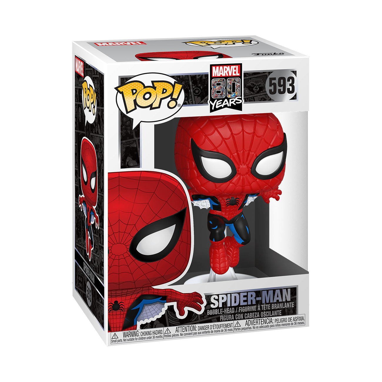 Marvel 80th Anniversary- Spider-Man Pop!