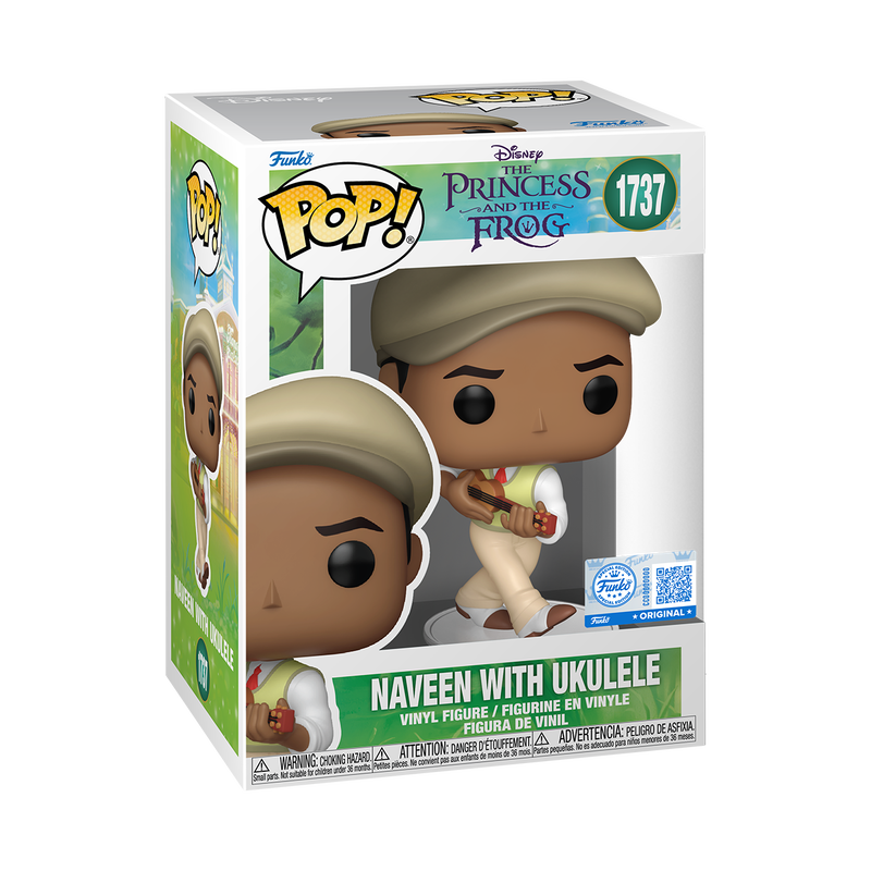 The Princess & the Frog- Naveen with Ukulele Special Edition Pop!