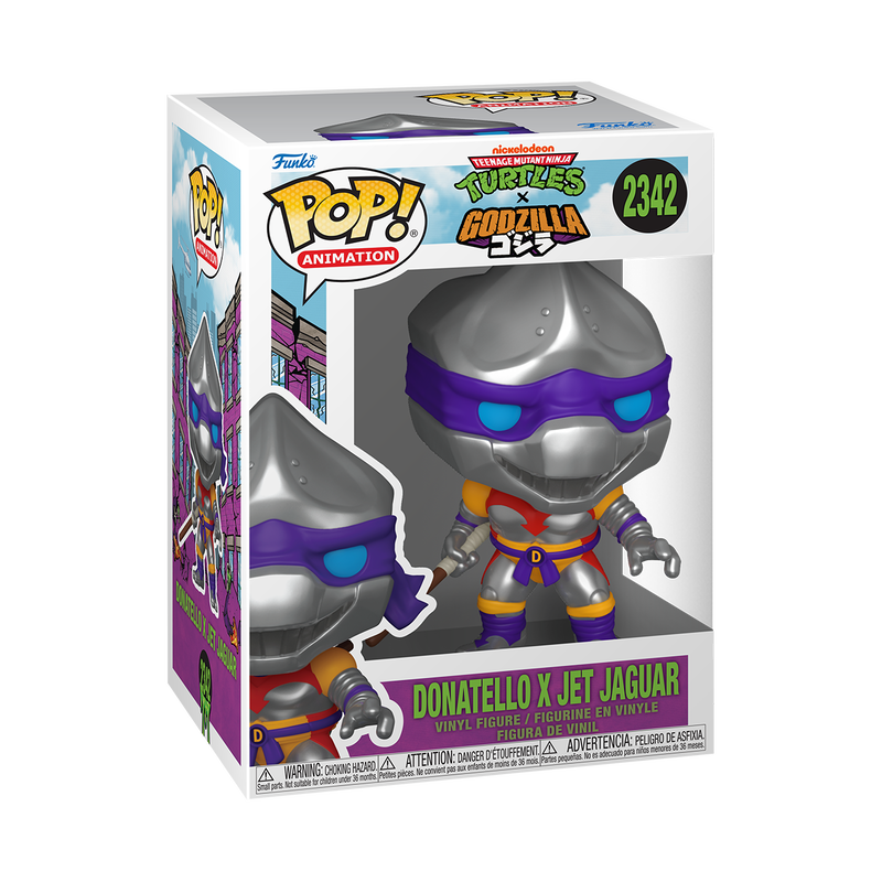 TMNT x Godzilla- Donatello x Jet Jaguar Pop!