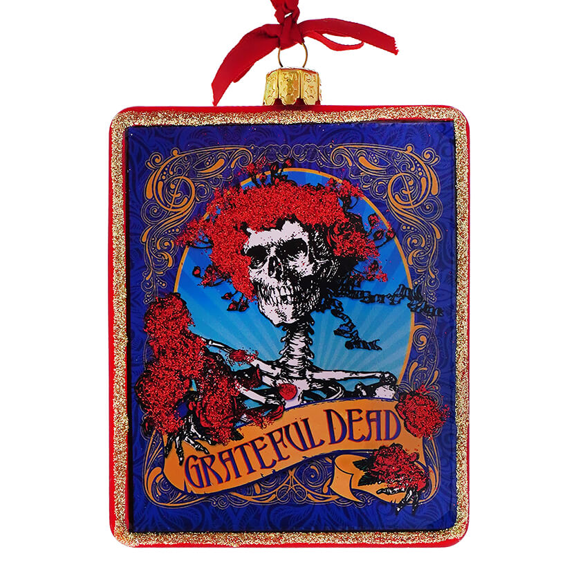 Grateful Dead Glass Ornament