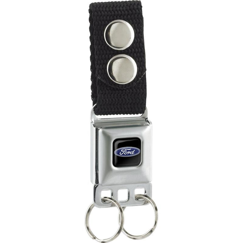 Ford Oval Logo Seatbelt Keychain