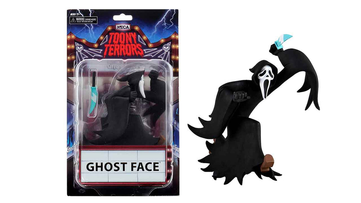 Ghost Face 6 Inch Scale Action Figure Toony Terror