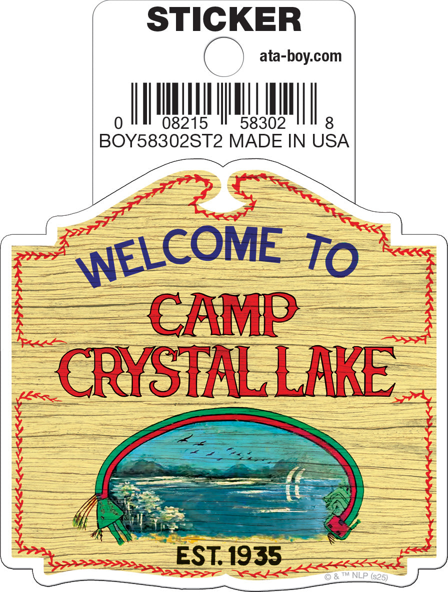 Friday the 13th - Crystal Lake Sticker