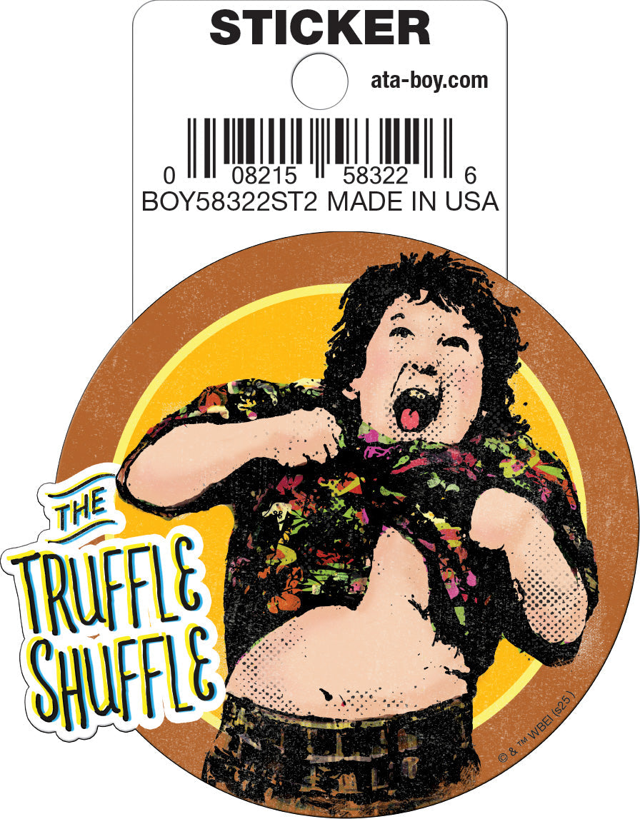 Goonies Truffle Shuffle Sticker