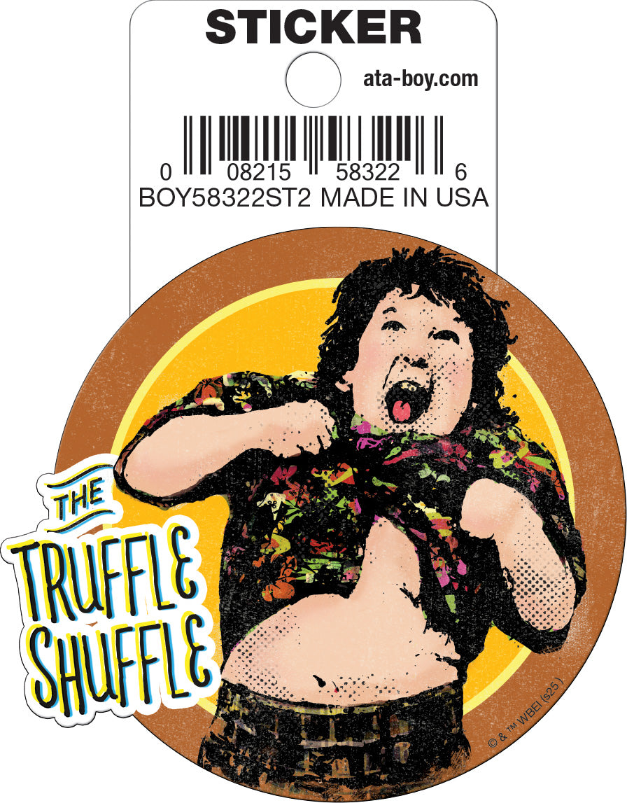 Goonies Truffle Shuffle Sticker