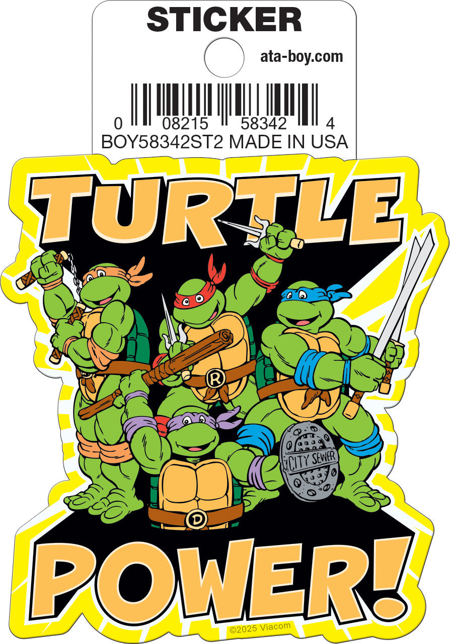 Teenage Mutant Ninja Turtles - Turtle Power Sticker