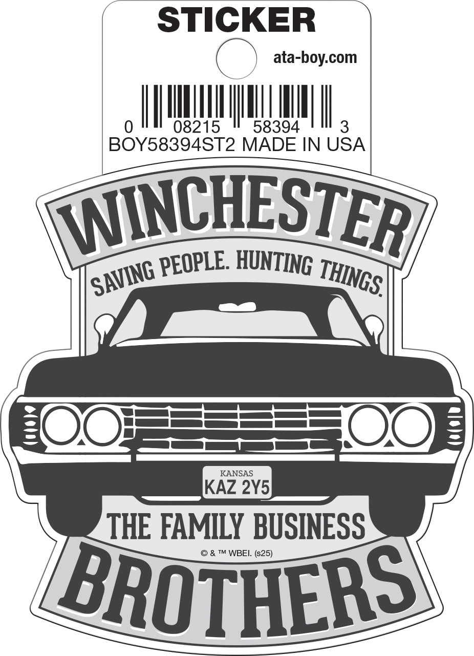 Supernatural - Business Sticker
