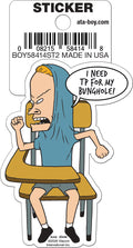 Beavis & Butthead - TP for my Bunghole Sticker