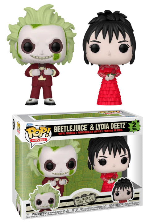 Beetlejuice Beetlejuice- Beetlejuice & Lydia Deetz Pop! 2 Pack