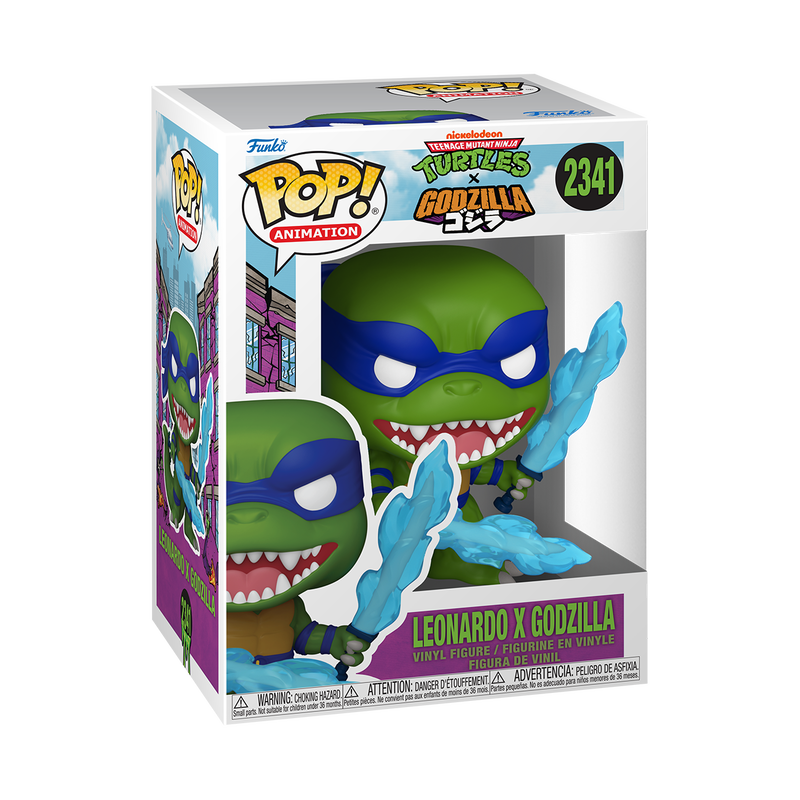 TMNT x Godzilla- Leonardo x Godzilla Pop!