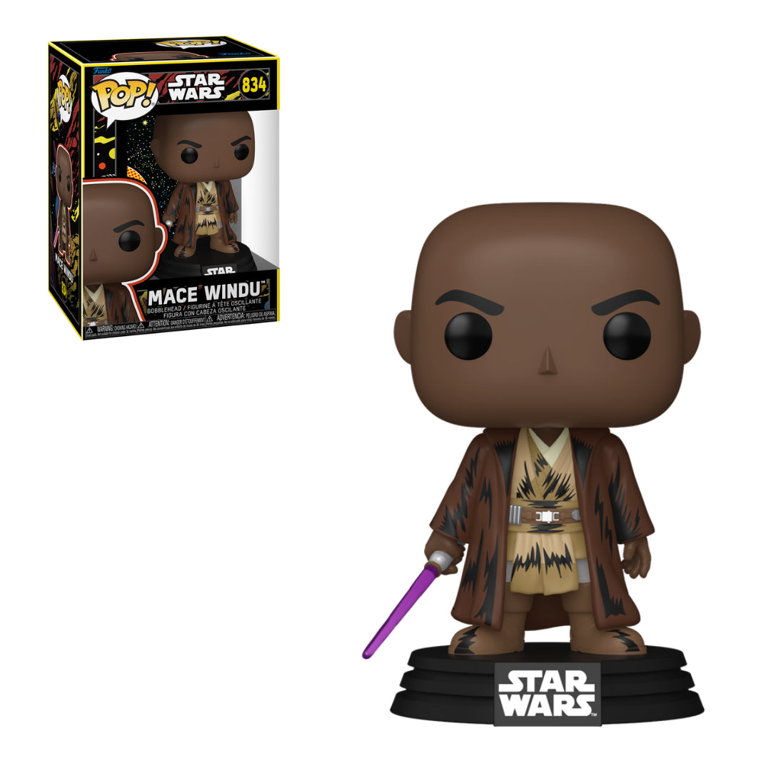 Star Wars- Mace Windu (Retro) Pop!