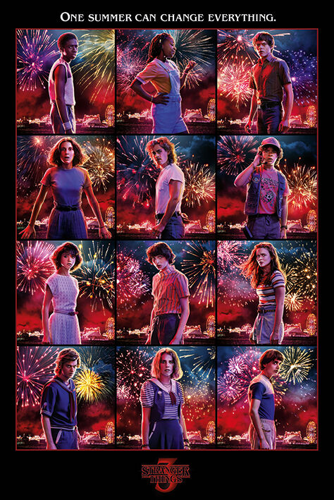 Stranger Things S3 Grid Poster