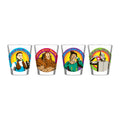 Wizard of Oz Group 4pc. 1.5oz. Mini Glass Set