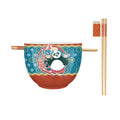 Kung Fu Panda 20oz Ceramic Ramen Bowl + Chopsticks