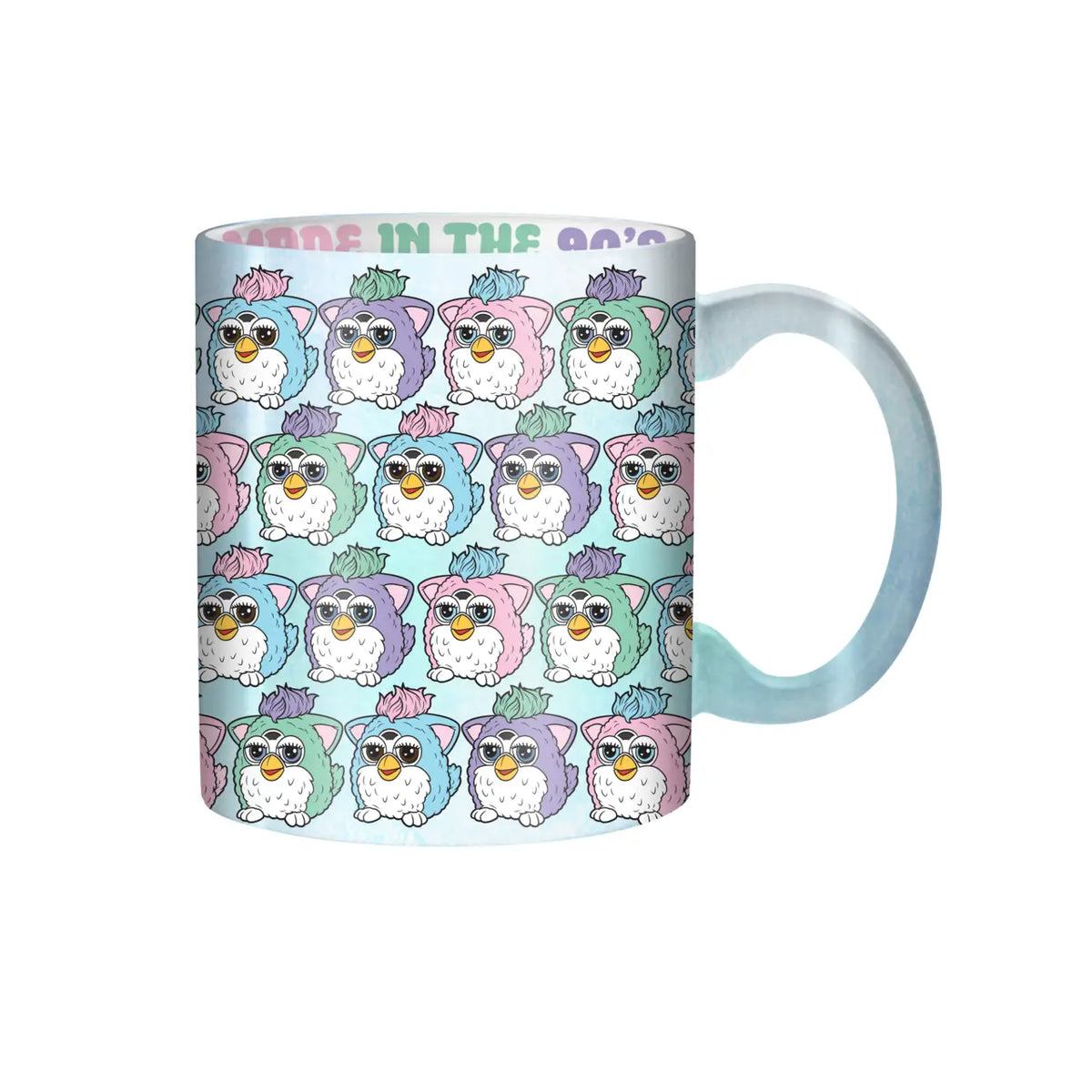 Furby Pastel Pattern Pearlescent 20oz Ceramic Mug