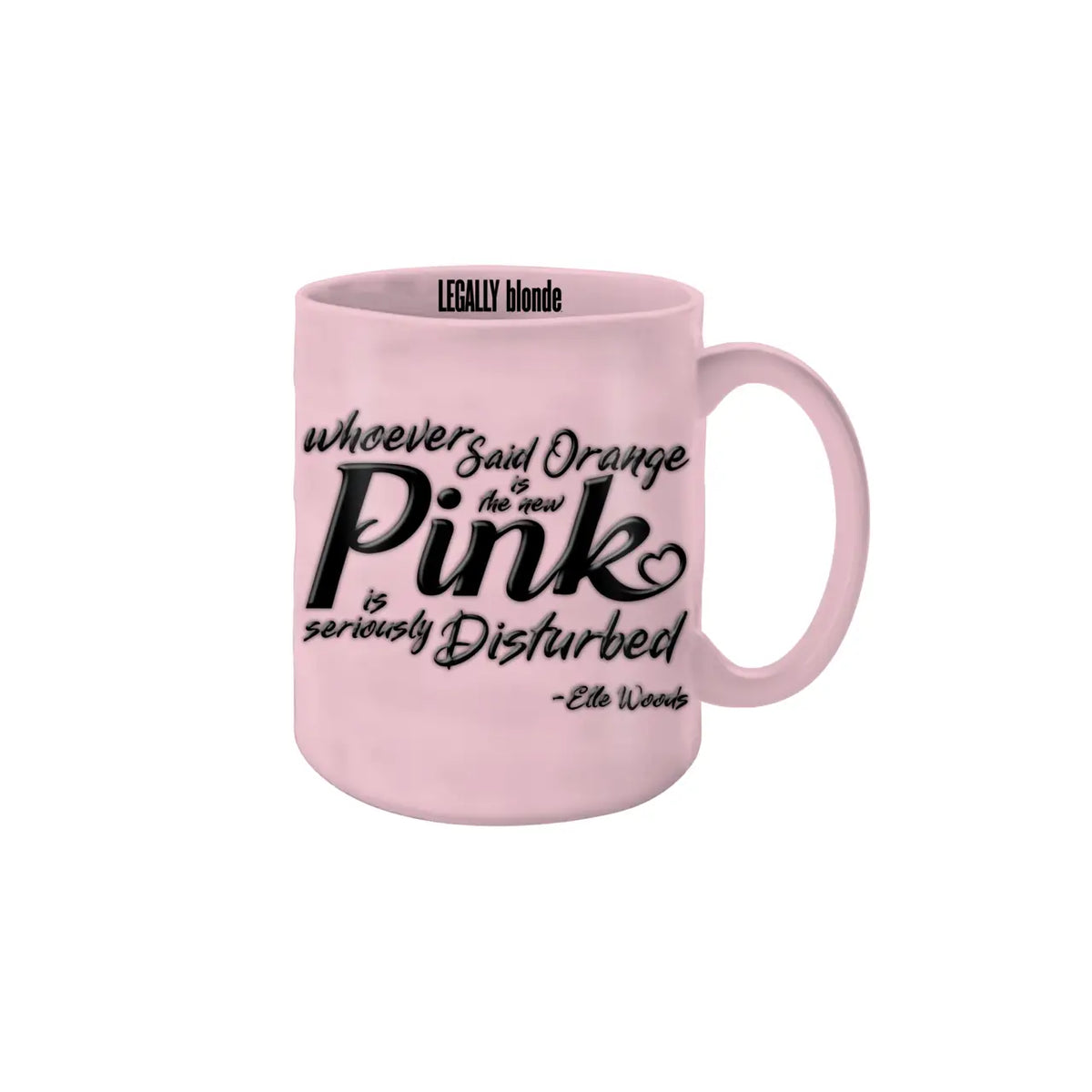 Legally Blonde- Orange Is the New Pink 17oz Pottery Mug