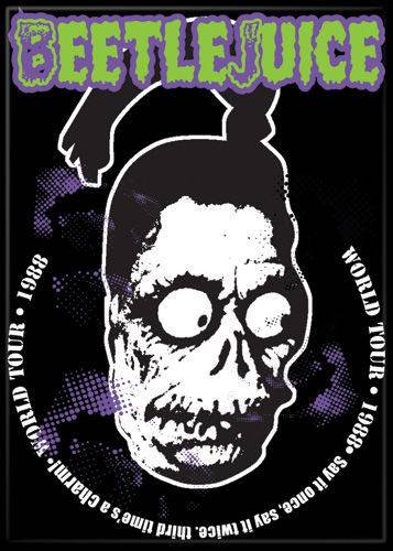 Beetlejuice Shrunken Head Magnet