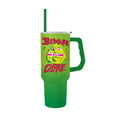 Shrek Beware Orge Ombre 40z Stainless Steel Tumbler W Handle + Straw