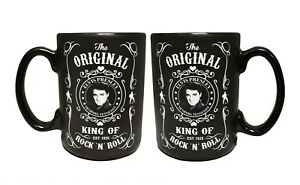 Elvis- B&W Matte Coffee Mug
