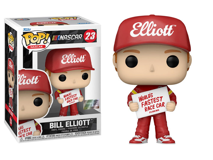 Nascar- Bill Elliott with Sign Pop!