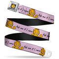 Garfield- If I Care Seatbelt Belt