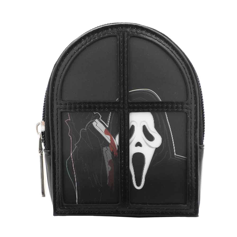Scream- Ghost Face Window Creeper Zipper Coin Purse