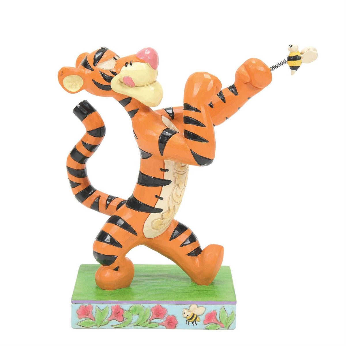 Jim Shore: Pooh & Friends- Tigger Fighting Bee Figurine
