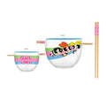 Powerpuff Girls Rainbow Girl Power 20oz. Ceramic Ramen Bowl