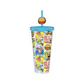 Spongebob Comic Panels 24oz Plastic Cold Cup w/ Lid & Topper with Straw