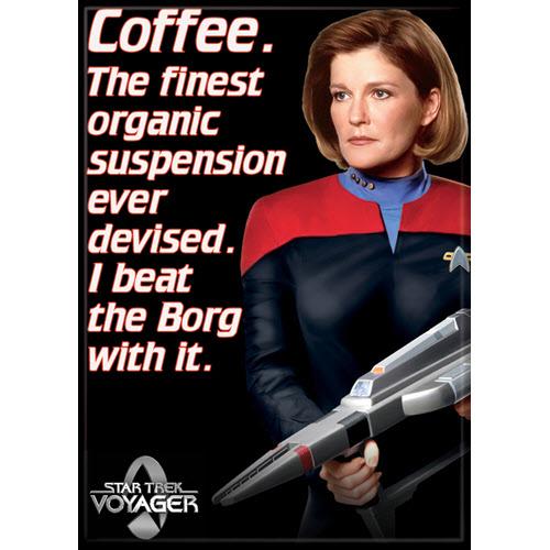 Star Trek: Voyager - Janeway Coffee Sticker