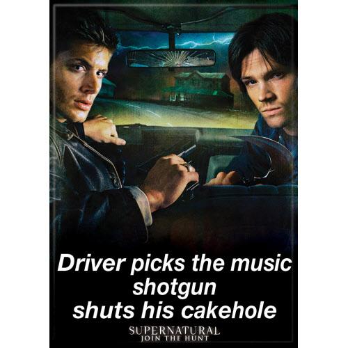Supernatural Cakehole Magnet