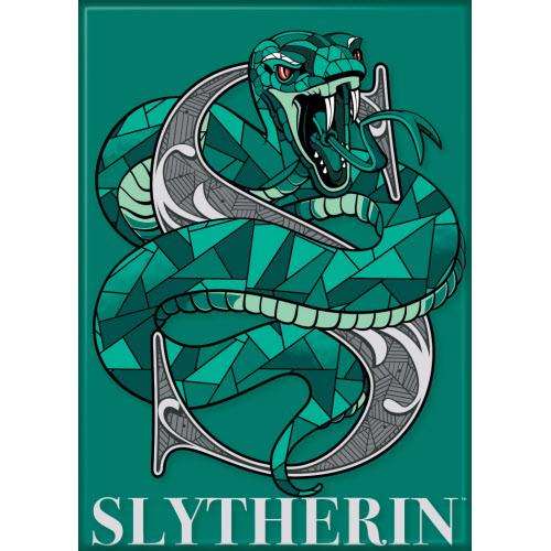 Harry Potter - Stained Glass Hogwarts Crest Magnet