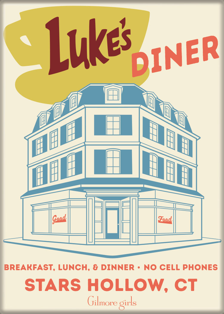 Gilmore Girls - Lukes Diner Magnet