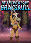 MotU He-Man - By The Power of Greyskull Magnet