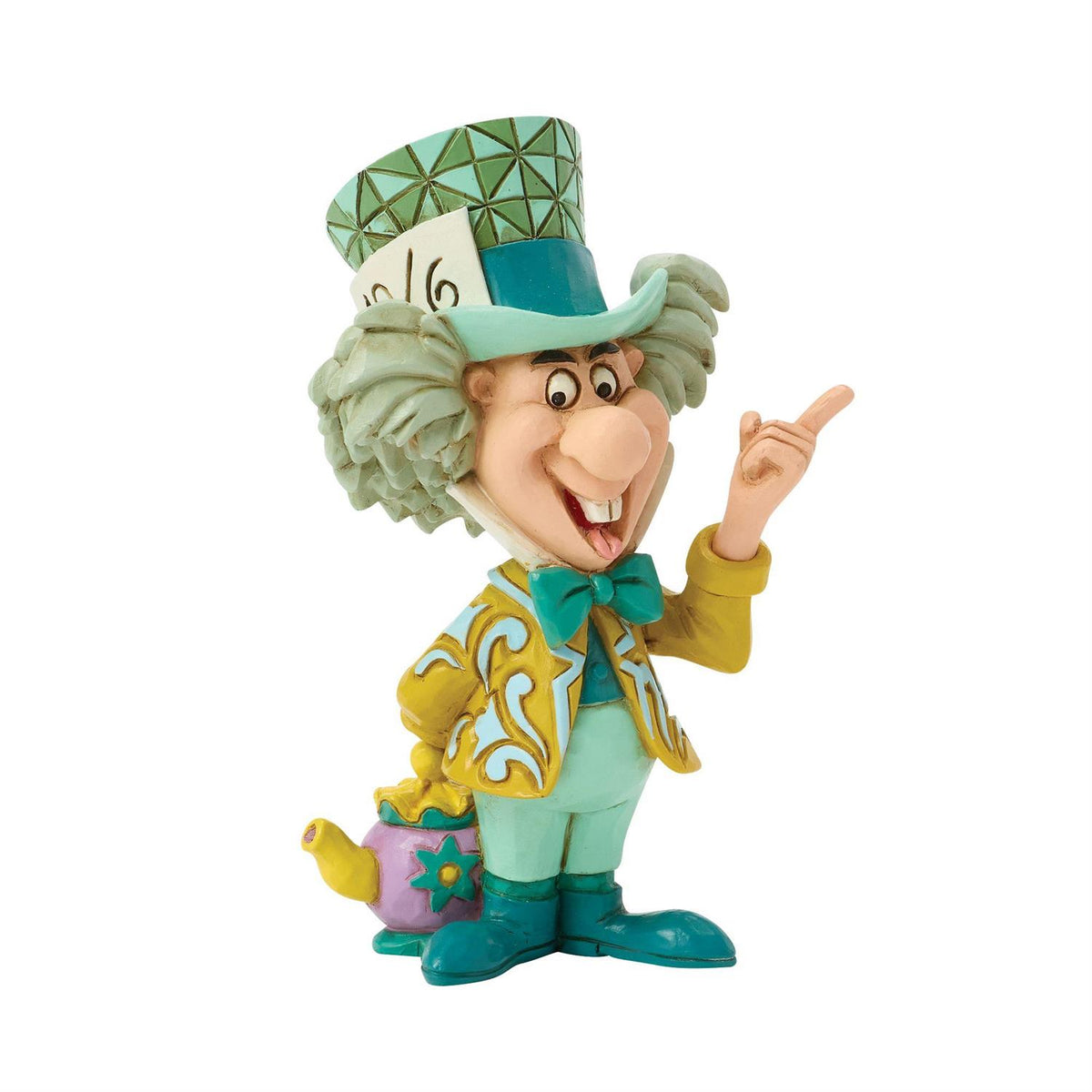 Jim Shore: Alice in Wonderland- Mad Hatter Mini Figurine