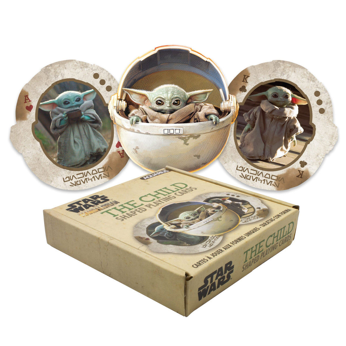 Star Wars: Mandalorian- The Child Shaped Playing Cards