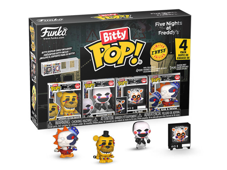 Five Nights at Freddy's- Withered Golden Freddy Bitty Pop! 4-Pack