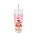 Strawberry Shortcake Life Is Delicious  26oz Drip Plastic Tumbler with Straw