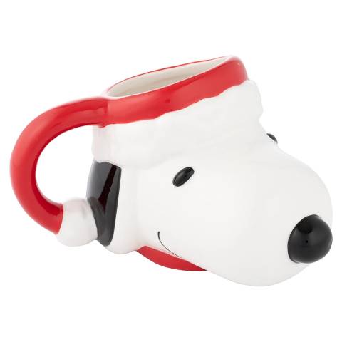 Peanuts - Snoopy Santa Ceramic 3D Sculpted Mug