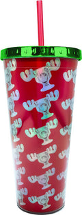 National Lampoon's Christmas Vacation- Marty Moose Foil Cup w/ Straw