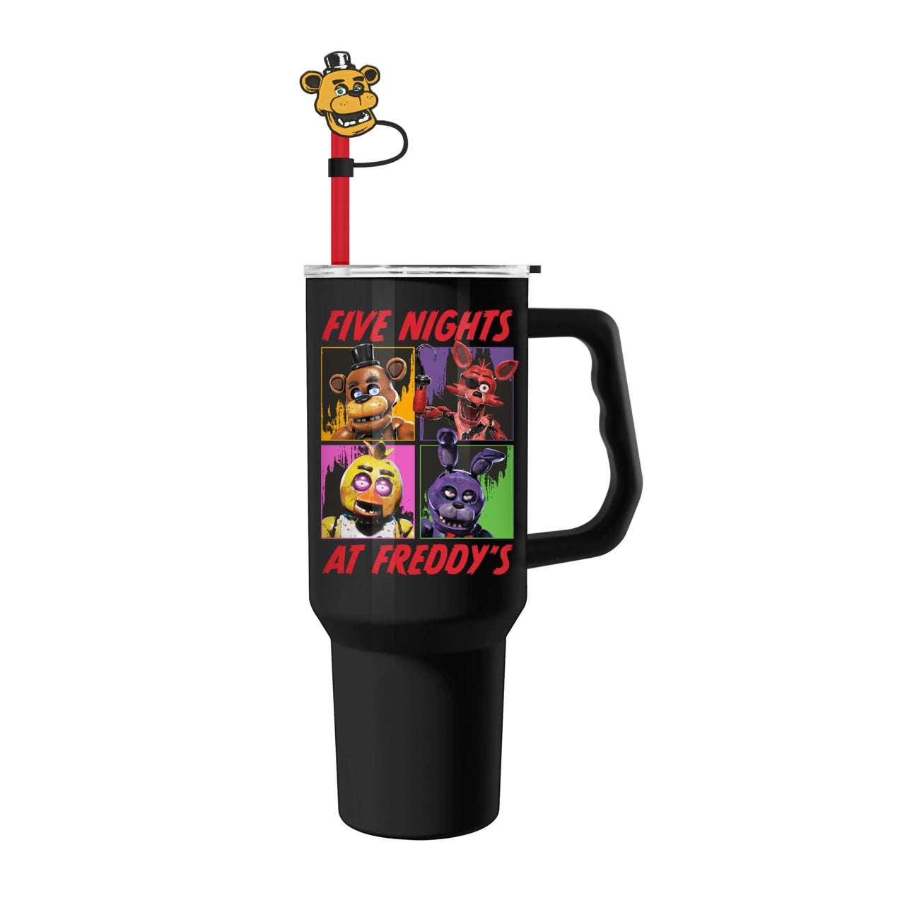 Five Nights at Freddy's- Special Delivery 40oz Stainless Steel Tumbler w/ Straw Cover Cap